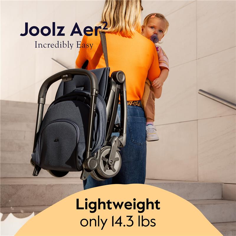 Joolz - Aer² Lightweight Compact Stroller, Hazel Brown Image 3