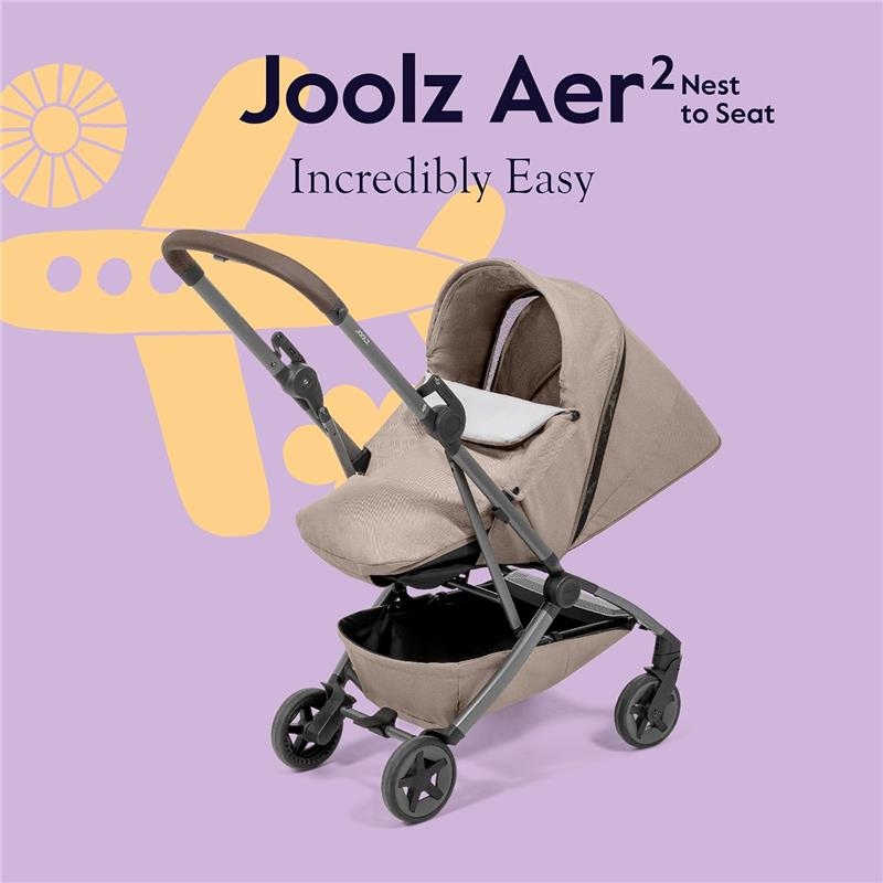 bugaboo bee mineral taupe Joolz Aer2 Nest to Seat