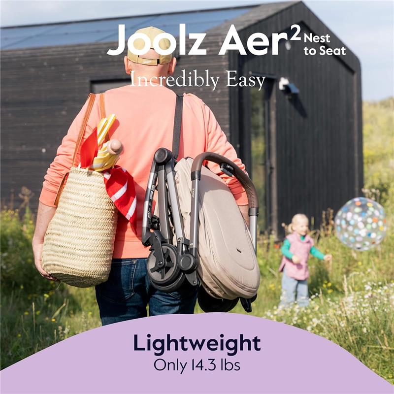 Joolz Aer2 Nest-to-Seat Accessory for Newborn-to-Toddler, Chassis Not ...