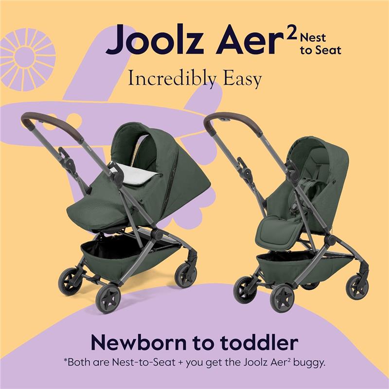 Joolz Aer2 Nest-to-Seat Accessory for Newborn-to-Toddler, Chassis Not Included Image 4