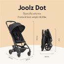 Joolz Dot Ultra Lightweight Travel Stroller, Lagoon Blue Image 2