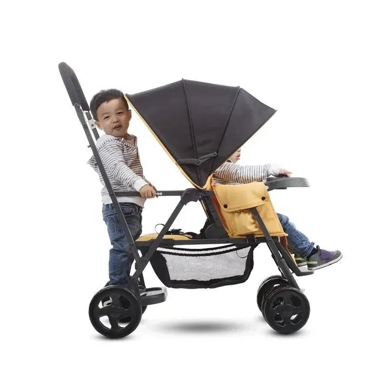 Joovy Caboose, Graphite Stand On Tandem Stroller, Red Image 4