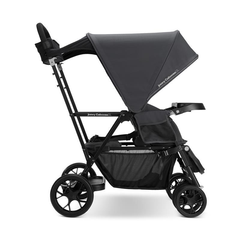 Joovy - Caboose UL Sit and Stand Double Stroller - Jet Black Image 2