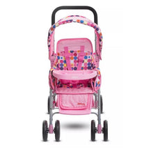 Joovy Toy Doll Caboose Tandem Stroller, Pink Dot Image 2