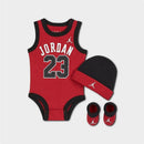 Jordan - 5Pk Baby Jersey Tank Bodysuit, Gym Red, 0/6M Image 3