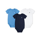 Jordan Baby 3Pk Everyday Essential Bodysuit, Blue 0/6M Image 1