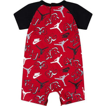 Jordan Baby - Boy Short Sleeve Air Jumbled Printed, Red Image 2