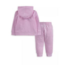 Jordan Baby - Girl Hoodie and Pants Set, Pink Foam Image 2
