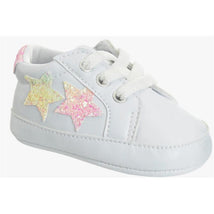 Josmo - Baby Girl Sneaker White With Glitter Stars  Image 1