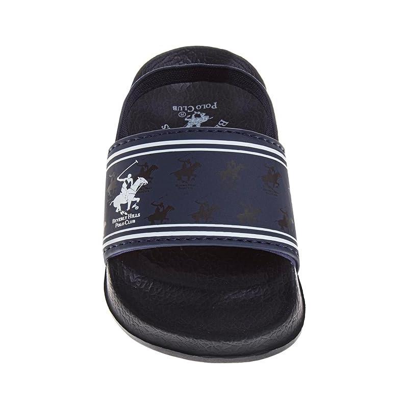 Beverly Hills - Boy Slides Comfortable Non-Slip Sandals Navy Image 2