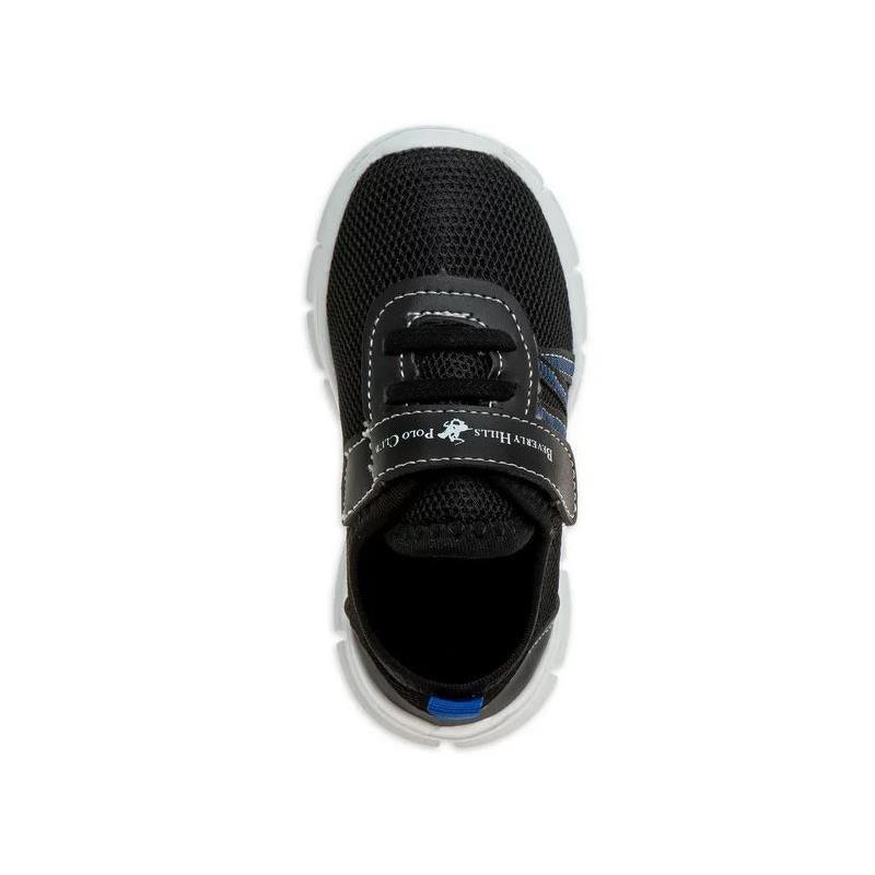 Beverly Hills Polo Club - Toddlers Boy Sneakers, Black/Blue Image 3