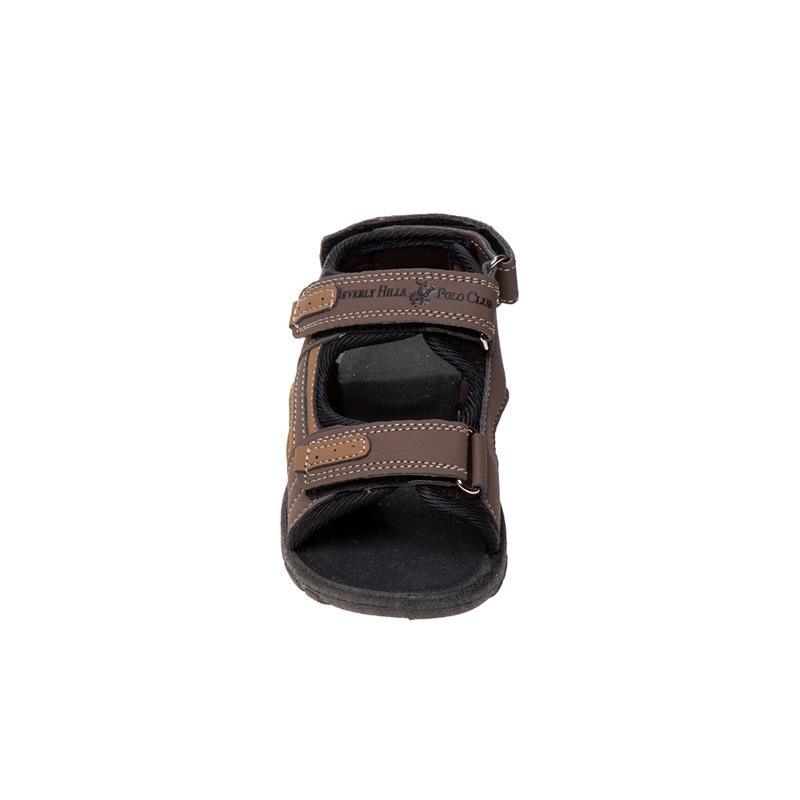 Beverly Hills Polo Club - Boys Toddler Open Toe Sport Outdoor Sandals, Brown Image 4