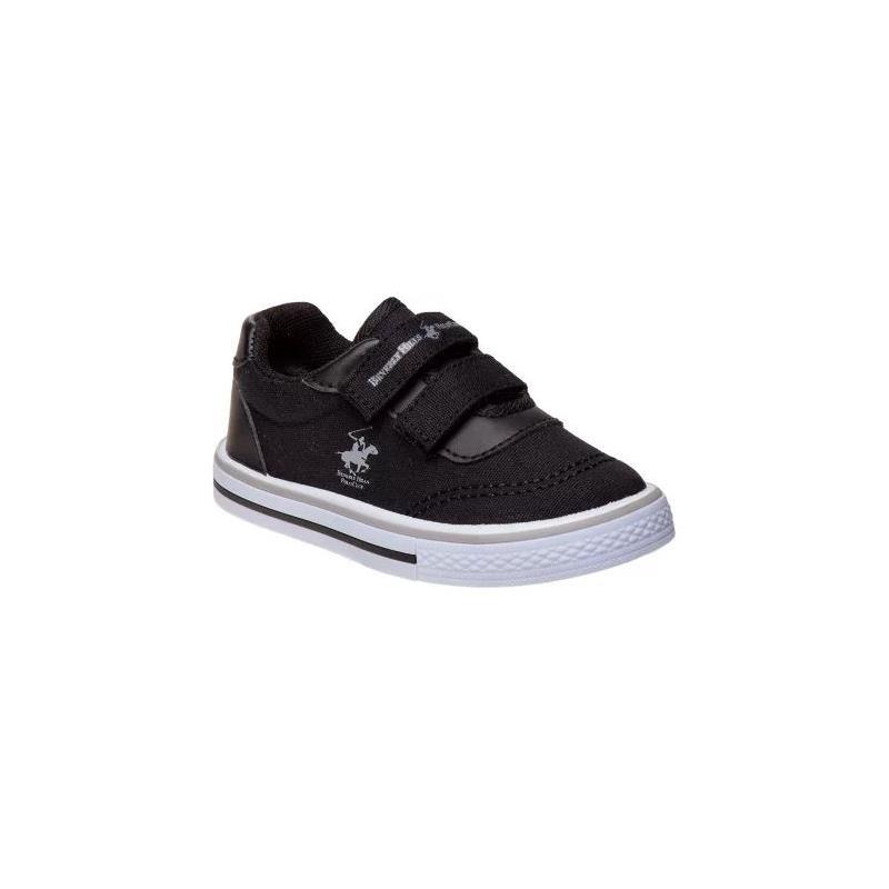 Josmo - Ralph Lauren Toddler Canvas Sneakers, Black Image 1