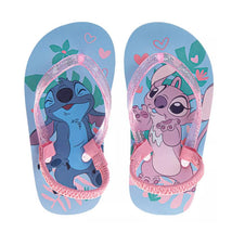 Josmo Toddler Girls Stitch and Angel Dual Sizes Flip Flop Slippers Image 1