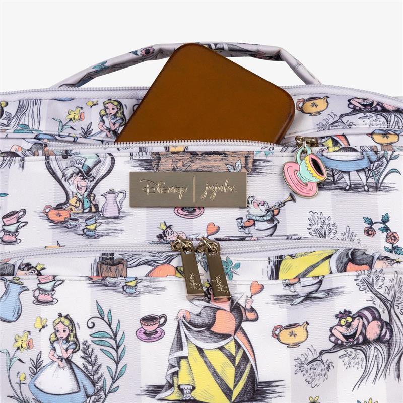 Ju Ju Be - B.F.F. / Mini B.F.F. Bundle Diaper Bag - It's A Mad, Mad World Alice In Wonderland Diaper Bag Image 6