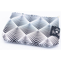 Ju Ju Be Black & White Abstract Coin Purse For Women Image 1