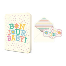 JuJuBe Bonjour, Baby! Deluxe Greeting Card Image 1