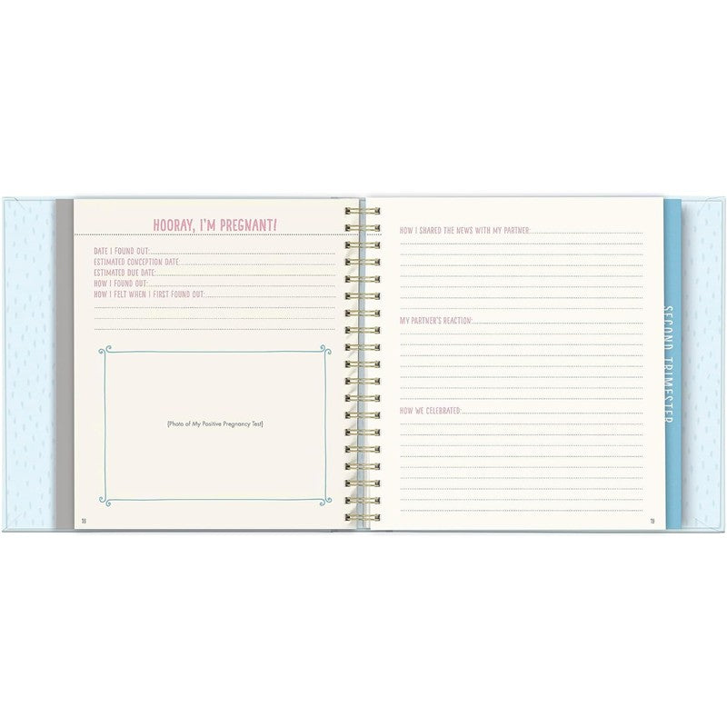 JuJuBe Bump For Joy! A Pregnancy Journal - Blue Image 8