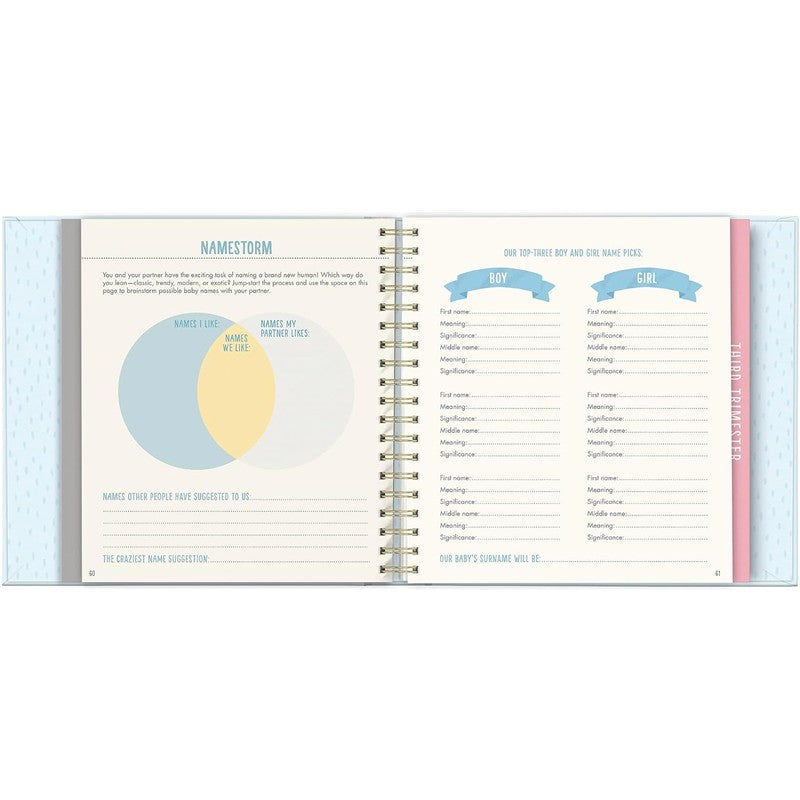 JuJuBe Bump For Joy! A Pregnancy Journal - Blue Image 9