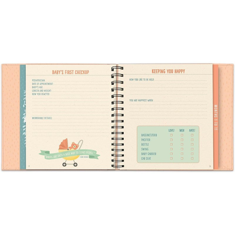 JuJuBe Bump For Joy! A Pregnancy Journal - Orange Image 2