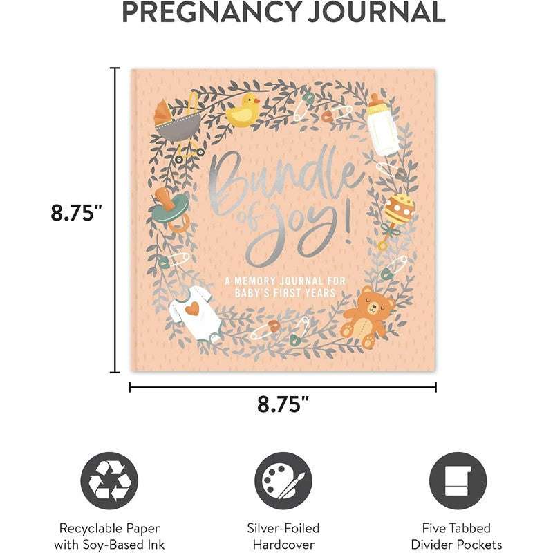 JuJuBe Bump For Joy! A Pregnancy Journal - Orange Image 3