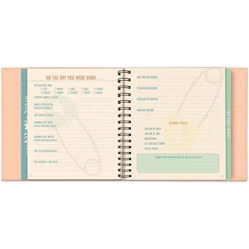 JuJuBe Bump For Joy! A Pregnancy Journal - Orange Image 4
