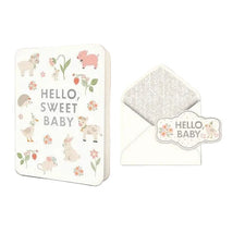 JuJuBe Hello, Sweet Baby Friends Deluxe Greeting Card Image 1