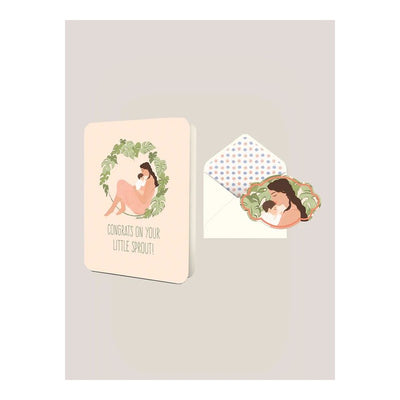 JuJuBe Little Sprout Deluxe Greeting Card Image 1