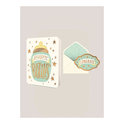 JuJuBe Poppin' Bottles Deluxe Greeting Card Image 1