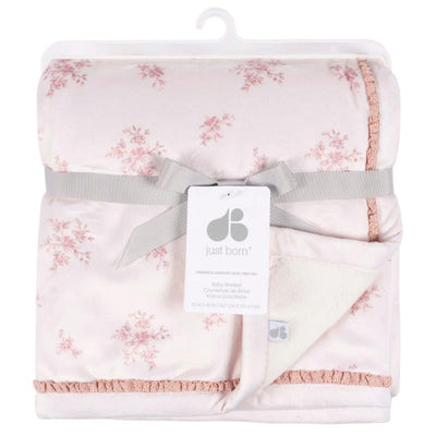 Just Born - 1Pk Blanket Baby Girl Pink Image 2