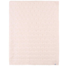 Just Born - 1Pk Sweater Knit Baby Blanket Girl Pink Image 2