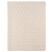Just Born - 1Pk Sweater Knit Blanket Baby Neutral Tan Image 2