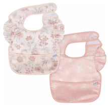 Just Born - 2Pk Wipeable Bibs Girl Pink Image 1
