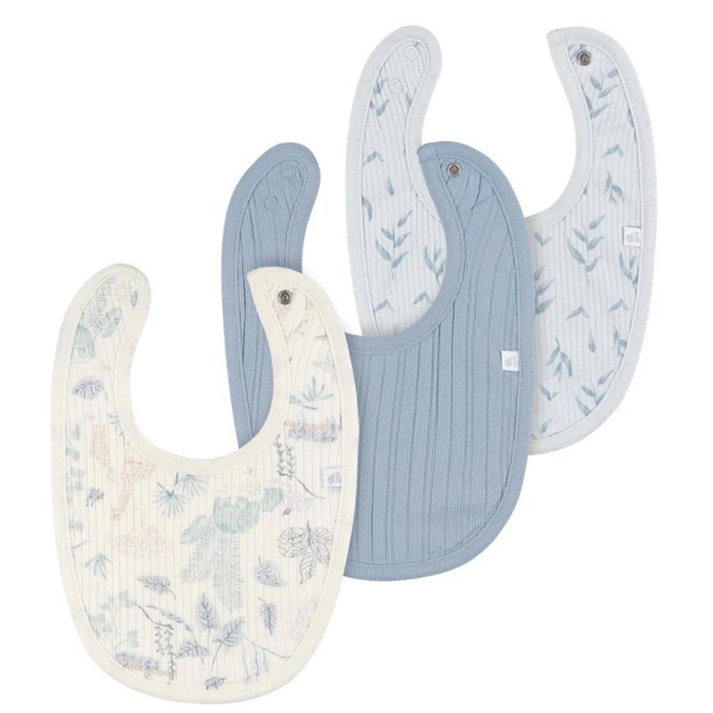 Just Born - 3Pk Bibs Boy One Size Blue Image 2