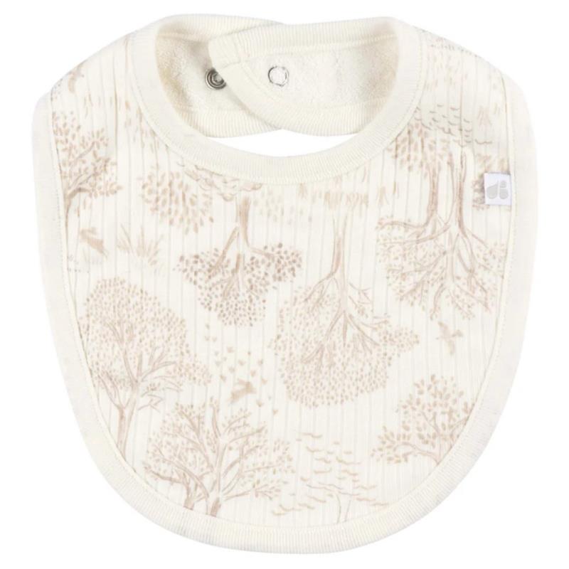 Just Born - 3Pk Bibs Neutral One Size Ivory Image 3