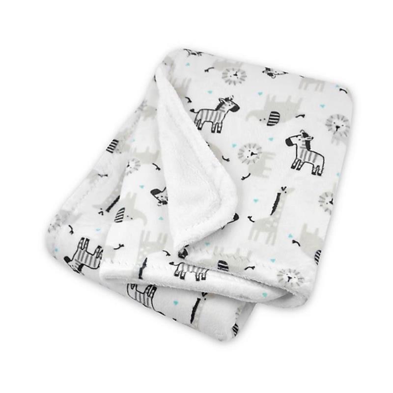Just Born - Animal Print Plush Blanket Image 1