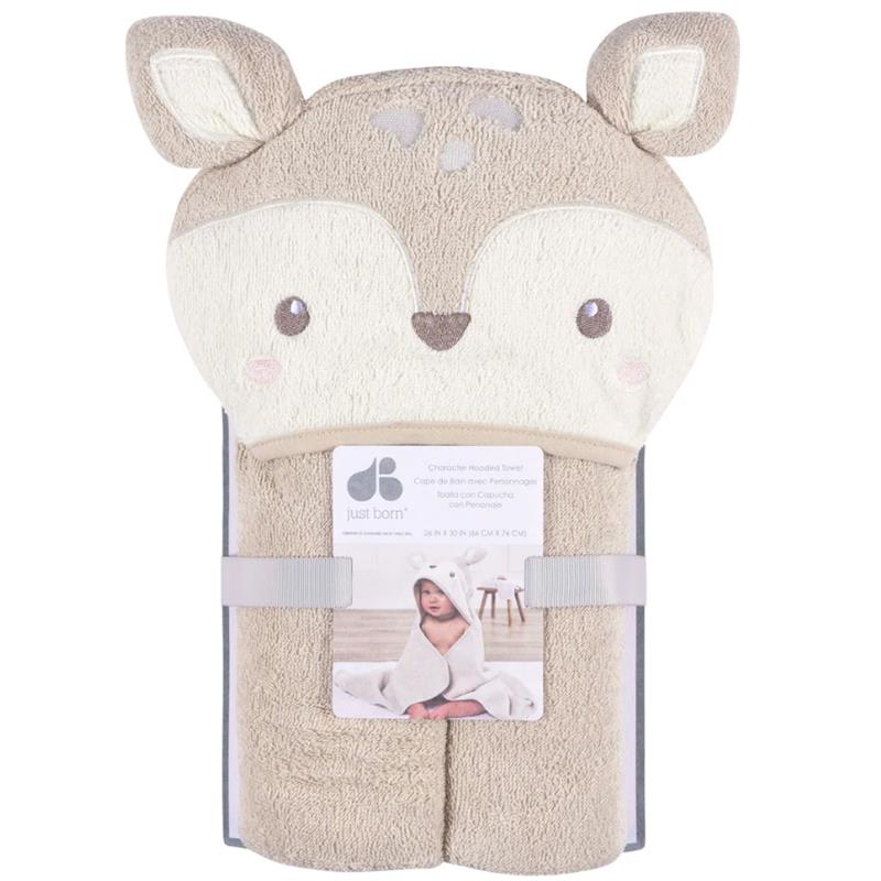 Just Born - Baby & Toddler Character Terry Towel Neutral Tan Image 3