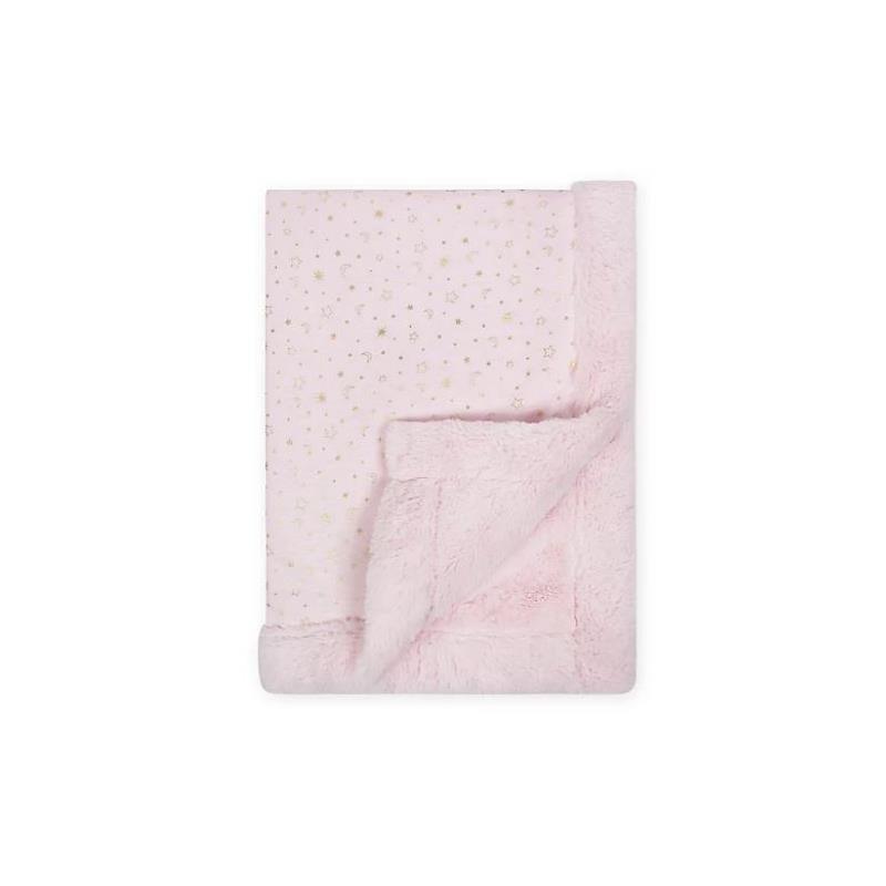 Just Born - Sparkle Sherpa Blanket, Pink Image 1