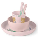 Kalencom - Jungle Cheetahs 5 Piece Feeding Set, Pink Image 2