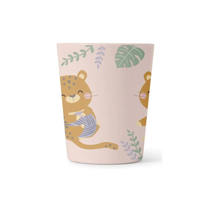 Kalencom - Jungle Cheetahs 5 Piece Feeding Set, Pink Image 4