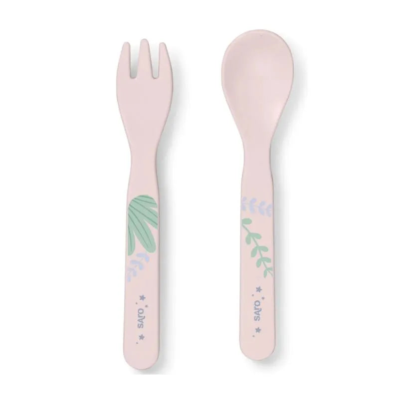 Kalencom - Jungle Cheetahs 5 Piece Feeding Set, Pink Image 5