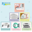 Kalencom Potette Plus 2-In-1 Portable Potty Trainer Seat - White Image 2