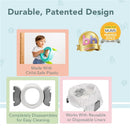 Kalencom Potette Plus 2-In-1 Portable Potty Trainer Seat - White Image 3