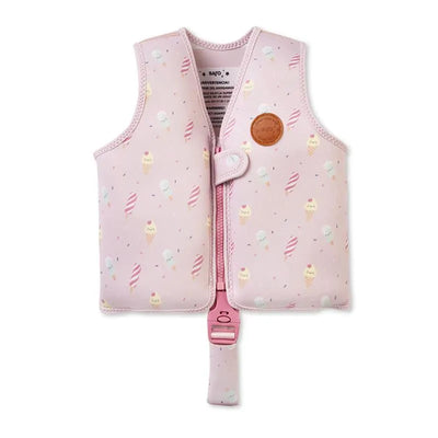 Kalencom - Saro Swim Vest For Kids: Ultimate Safety & Comfort, Pink Image 1