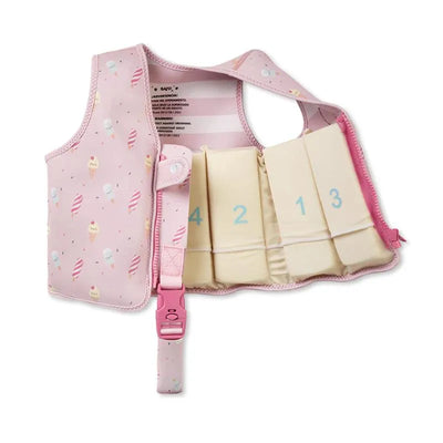 Kalencom - Saro Swim Vest For Kids: Ultimate Safety & Comfort, Pink Image 2