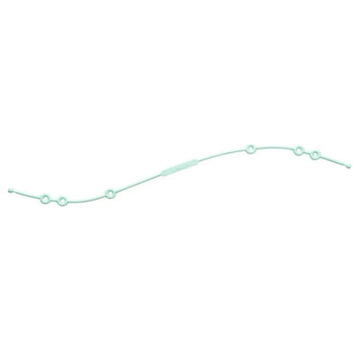 Silicone Catch-All Rope in mint color, featuring a flexible design with multiple loops for convenient attachment and organization.