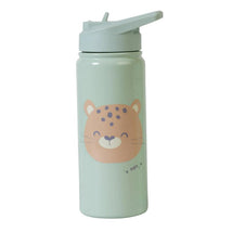 Kalencom - Thermos Bottle With Straw 16.9 Fl Oz, Cheetah Image 1
