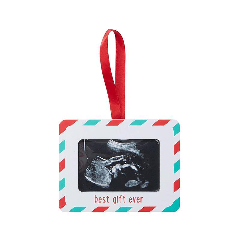Kate & Milo - Best Gift Ever Holiday Sonogram Picture Ornament Image 1