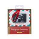Kate & Milo - Best Gift Ever Holiday Sonogram Picture Ornament Image 3