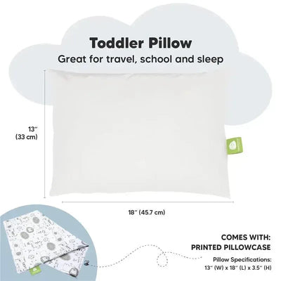Keababies - 13X18 Toddler Pillow With Pillowcase, Keasafari Image 2